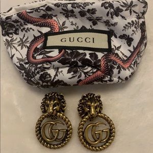 Gucci clip on earrings